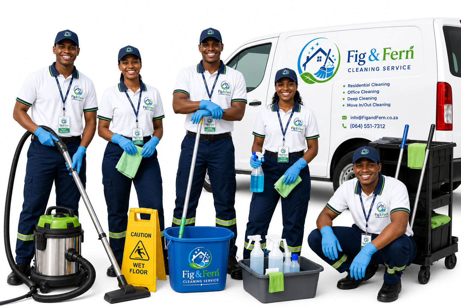 The Fig & Fern professional cleaning team